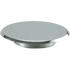 Cake Stand-300X50mm Revolving Stainless Steel