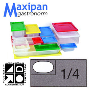 Lid-Polyprop Gastronorm 1/4 Blue