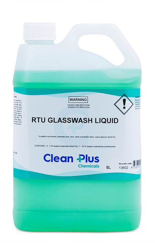 RTU Glasswash Liquid 5L