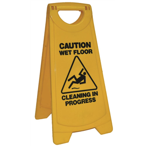 EDCO Standard Warning Sign- Caution Wet Floor