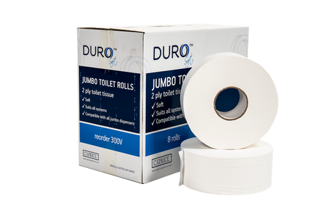 Jumbo 2ply Toilet Paper - 8/ctn