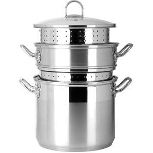 Multi Cooker-4Pc 9.0Lt W/Lid Stainless Steel