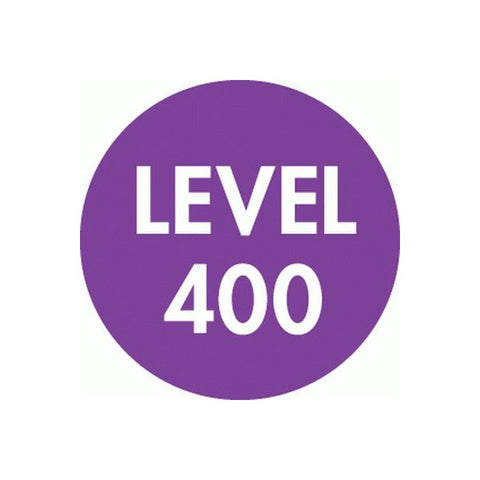 Label Removable 24mm Circle Level 400 (Purple)  (1000/roll)