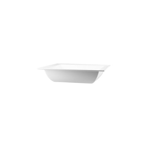 Wide Rim Square Bowl 375x375mm WHITE RYNER Melamine 