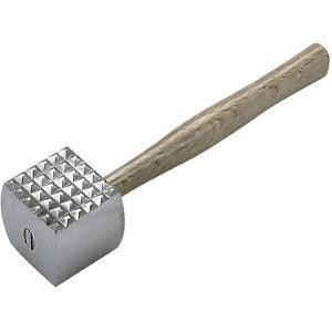 Cast Aluminium Meat Hammer With Wood Handle