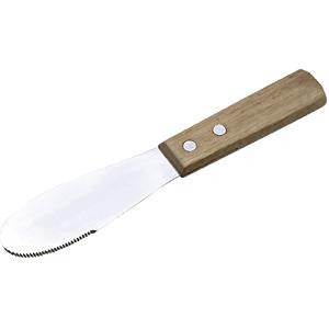 Butter Spreader-Stainless Steel Wood Hdl