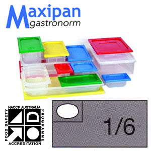 Lid-Polyprop Gastronorm 1/6 Red