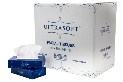 Ultrasoft Facial Tissue 2ply 100shts 48/ctn