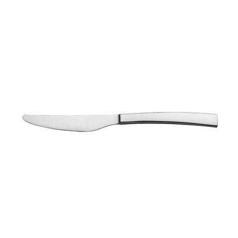 Table Knife Stainless Steel Solid Handle SATIN HANDLES/MIRROR BLADE TRENTON Torino