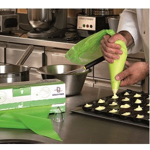 Matfer | Bourgeat Pastry Bag Disp Green 100 Poly