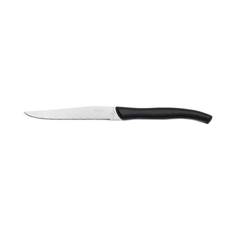Steak Knife BLACK HANDLE AMEFA Faux Leather
