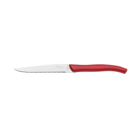 Steak Knife RED HANDLE AMEFA Faux Leather