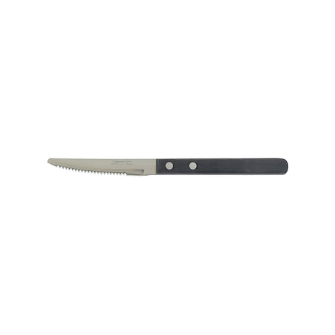 Steak Knife Black Bakelite Hdl 100mmCAVALIER 
