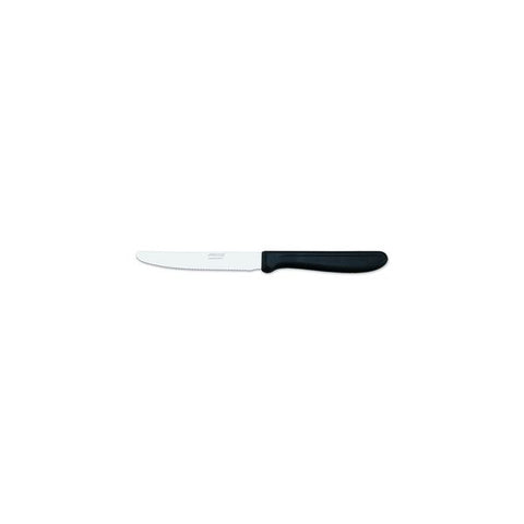 Paring/Steak Knife Black Handle 110mm Serrated BLACK HANDLE ARCOS Genova