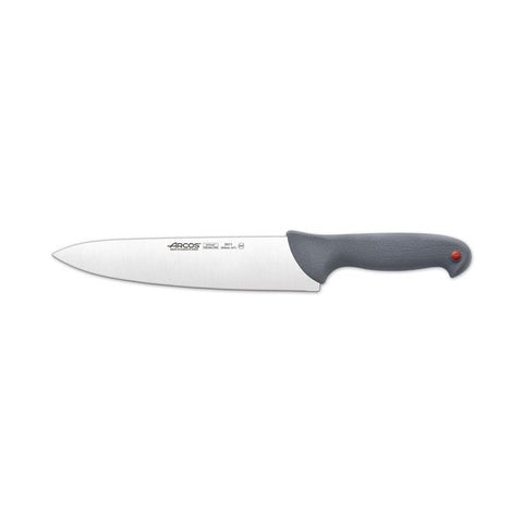 Chef's Knife 250mm Wide Blade GREY HANDLE ARCOS Colour Prof
