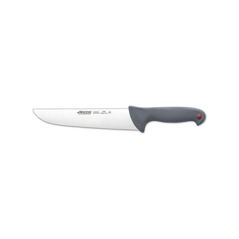 Butcher Knife 250mm Wide Blade GREY HANDLE ARCOS Colour Prof