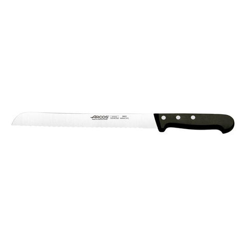 Bread Knife 250mm BLACK HANDLE ARCOS Universal