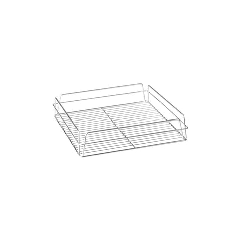 Glass Basket Square 335x355x75mm ZINC TRENTON 