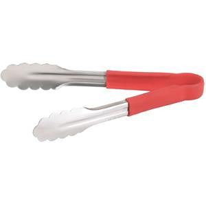 Tong-Utility Stainless Steel 300mm Red