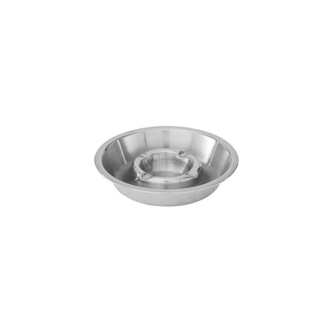 Ashtray Stainless Steel Double Well 135mm TRENTON 