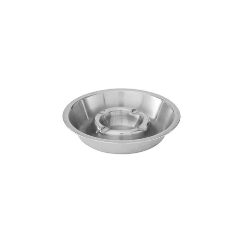 Ashtray Stainless Steel Double Well 160mm TRENTON 