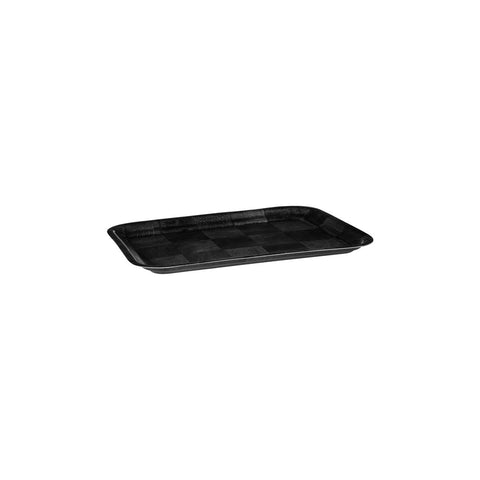 Rectangle Tray with Wood 200x300mm BLACK TRENTON 