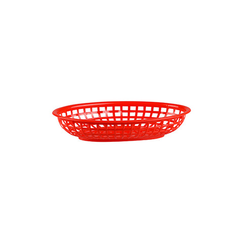 Serving Basket Polypropelene Oval 240x150x50mmRED MODA 