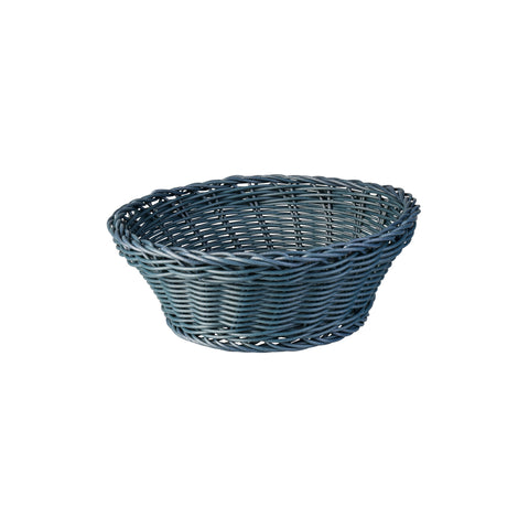 Basket Round Polypropelene 200mm GREY TRENTON 