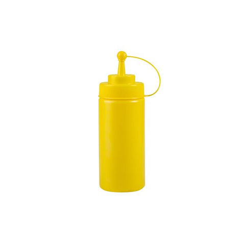 Squeeze Bottle Wide Mouth with Cap 480ml YELLOW TRENTON 
