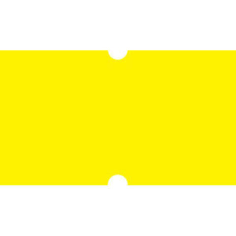Gun Label Permanent Fluoro Yellow (10/pk) (1000/roll)