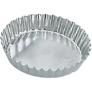 Tart Mould-Round Fluted 105X20mm Fixed Base