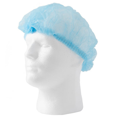 Crimped Hair Nets 21" - Blue   (10/pk)