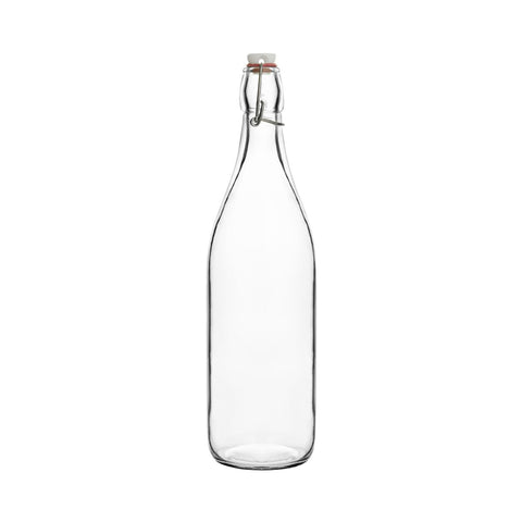 Glass Bottle Round 1.0Lt TRENTON 