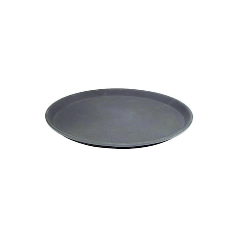 Round Fibre Glass Tray Non-Slip 280mm 11" BLACK CATERRAX 