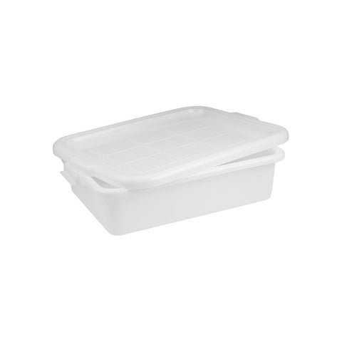 Tote Box Plastic 560x400x150mm WHITE CATERRAX 
