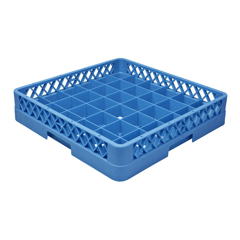 Glass Rack 36 Compartment BLUE CATERRAX 