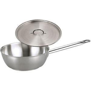 Saute Pan-Stainless Steel 240X85mm W/Lid
