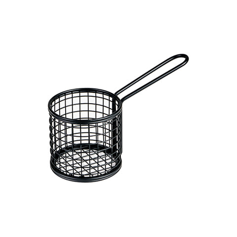 Service Basket Round. 84x80x180mm BLACK MODA Soho
