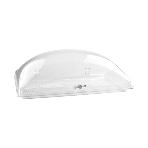 Dome Cover with Fixed Base 530x325mm CLEAR POLYCARBONATE ALKAN ZICCO 