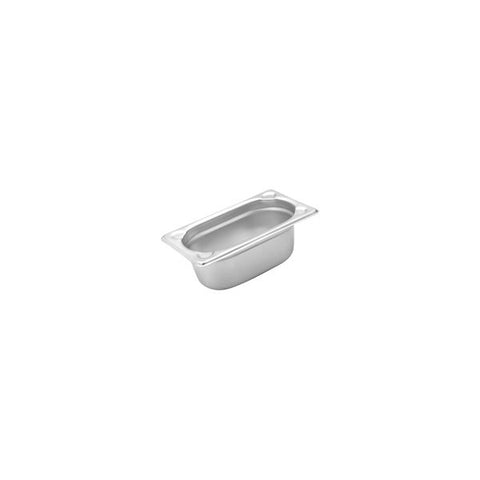 Gastronorm Steam Pan Stainless Steel 1/9 65mm CATERCHEF 