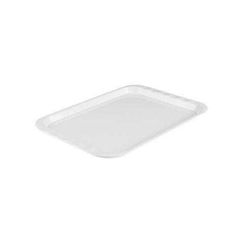 Rectangle Tray With Handles 440x310mm WHITE RYNER Melamine 