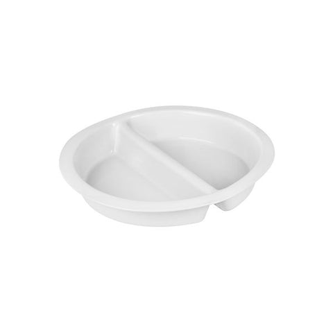 Porcelain Round Food Pan 360mm Divided WHITE RYNER Tableware 