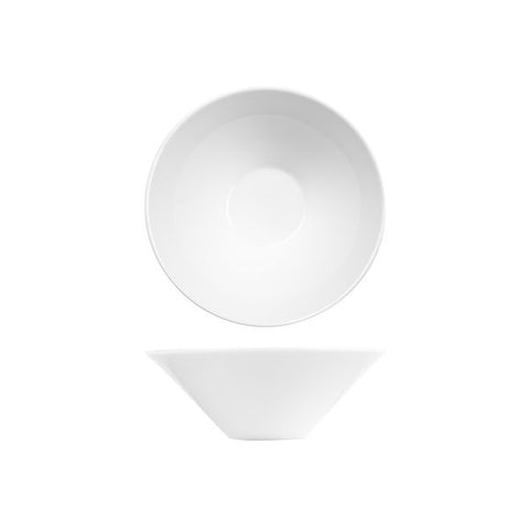 Round Flared Bowl 230mm WHITE ART DE CUISINE Menu