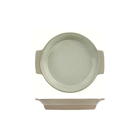 Round Serving Plate With Handles 230mm 570ml NATURAL ART DE CUISINE Igneous