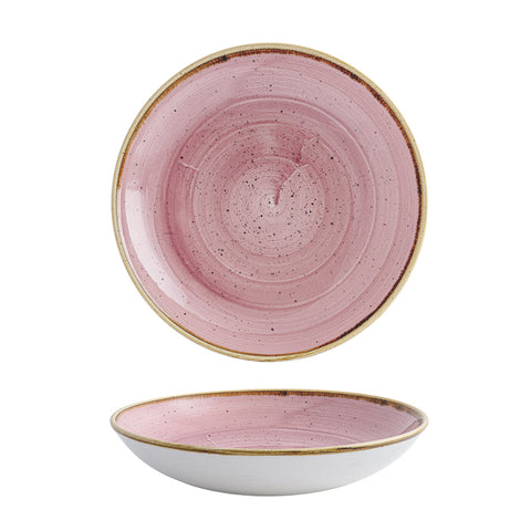 Round Coupe Bowl 248mm 1136ml PETAL PINK CHURCHILL Stonecast