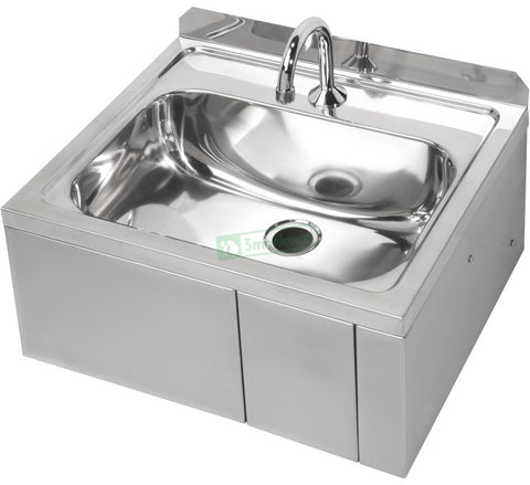 Hands Free Knee Operated Stainless Steel Basin