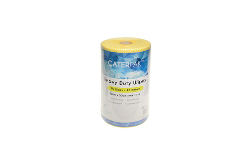 CaterPak Heavy Duty Wipes - Yellow(30x50) 90 Sheet