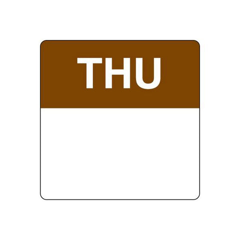 Thursday Square Label