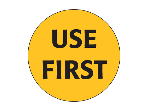 Use First - 40mm Circle Permanent - Roll of 500