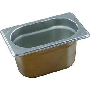 Stainless Steel Gastronorm Pan- 1/9 Size 100mm